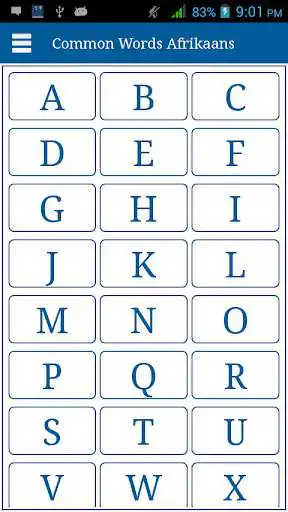 Play Common Words English Afrikaans