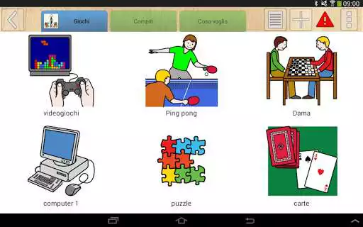 Play APK Communication Boards TFAPlugin  and enjoy Communication Boards TFAPlugin with UptoPlay it.csp.t4a.toolsforautism<br><br>This module allows creating and displaying <b><i>Communication Boards</i></b> ie a set of symbols (photographs, pictures, line drawings, letters and words) that enables verbal and non-verbal autistic people to come back to the expressed communication.<br><br>** HOW TO USE **<br>Install the module from the Play Store (search for 