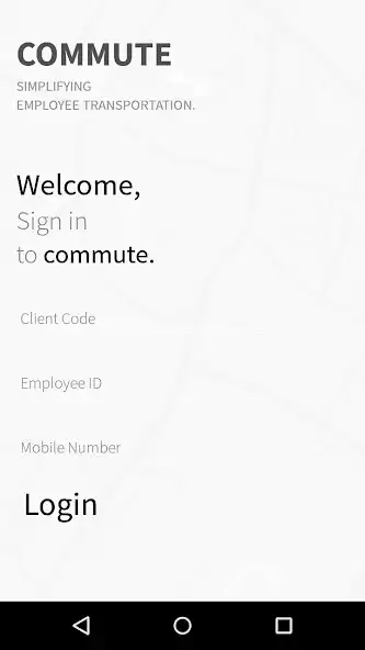 Play COMMUTE EMPLOYEE APP as an online game COMMUTE EMPLOYEE APP with UptoPlay