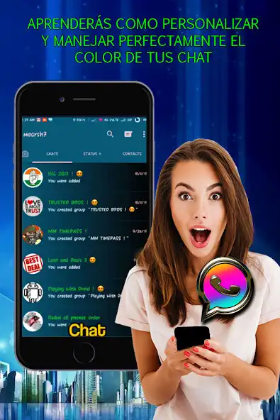 Play Como Cambiar Colores Chat Whtp as an online game Como Cambiar Colores Chat Whtp with UptoPlay