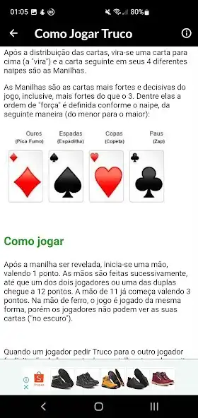 Play Como Jogar Truco as an online game Como Jogar Truco with UptoPlay