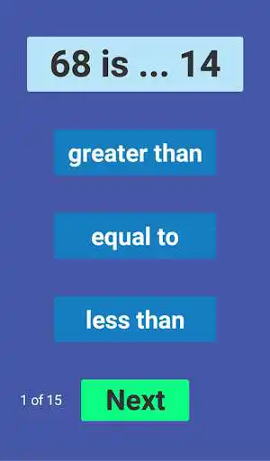 Play Comparing numbers  and enjoy Comparing numbers with UptoPlay
