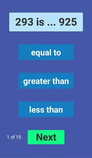 Play Comparing numbers as an online game Comparing numbers with UptoPlay