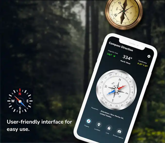 Computer Game Compass Compass App: Digital Compass online game with UptoPlay