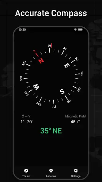 Play Compass App: Direction Compass  and enjoy Compass App: Direction Compass with UptoPlay