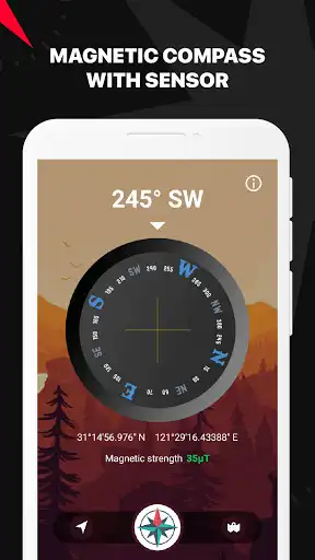 Play Compass Free - Directional Compass  and enjoy Compass Free - Directional Compass with UptoPlay