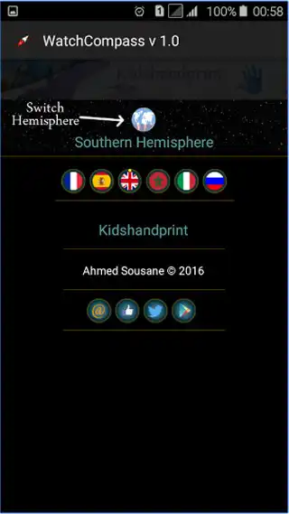 Play Compass No magnetic sensor Pro as an online game Compass No magnetic sensor Pro with UptoPlay