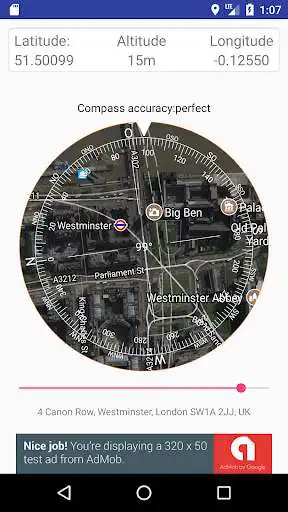 Play Compass PRO - The compass with satellite map