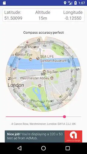 Play Compass PRO - The compass with satellite map