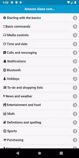 Play Complete command list for Alexa  and enjoy Complete command list for Alexa with UptoPlay