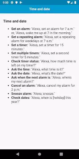 Play Complete command list for Alexa as an online game Complete command list for Alexa with UptoPlay
