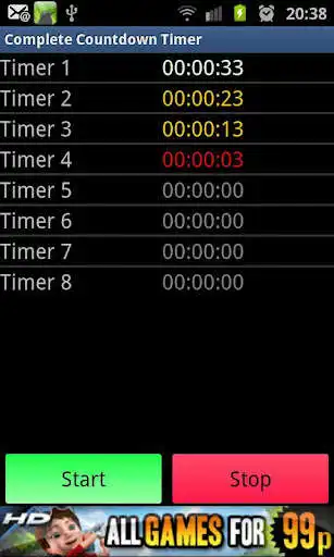 Play Complete Countdown Timer