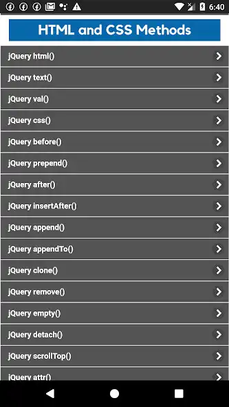 Play Complete JQuery Guide : HTML + CSS and Events as an online game Complete JQuery Guide : HTML + CSS and Events with UptoPlay