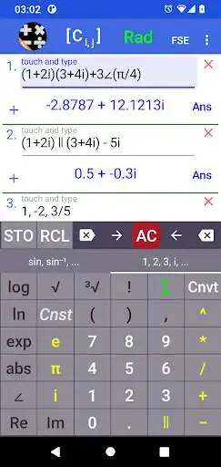 Play Complex Number  Matrix Calc  and enjoy Complex Number  Matrix Calc with UptoPlay