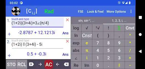 Play Complex Number  Matrix Calc as an online game Complex Number  Matrix Calc with UptoPlay