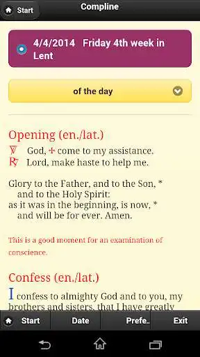 Play Compline - Night Prayer