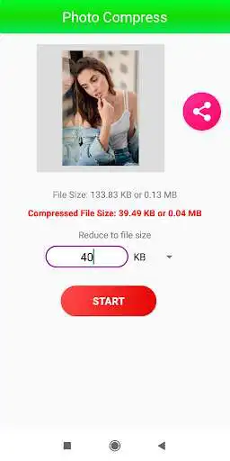 Play Compress image size in KB  and enjoy Compress image size in KB with UptoPlay