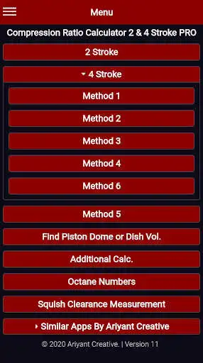 Play Compression Ratio Calculator 2 & 4 Stroke PRO  and enjoy Compression Ratio Calculator 2 & 4 Stroke PRO with UptoPlay