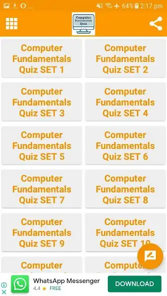 Play Computer Fundamentals Quiz as an online game Computer Fundamentals Quiz with UptoPlay