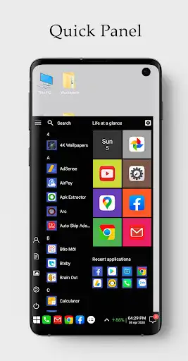 Play Computer Launcher w10 as an online game Computer Launcher w10 with UptoPlay