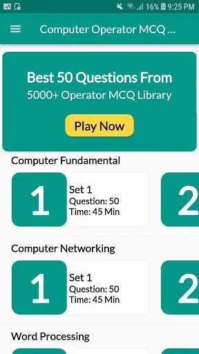Play Computer Operator(MCQ)  and enjoy Computer Operator(MCQ) with UptoPlay