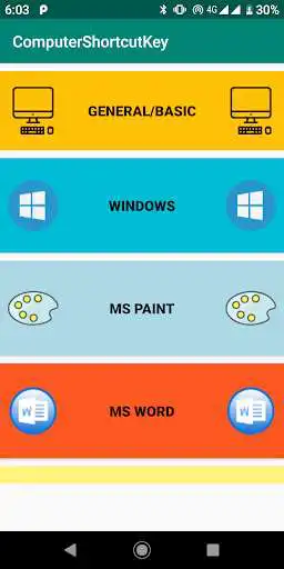 Play Computer Shortcut Key - Keyboard Shortcut Offline as an online game Computer Shortcut Key - Keyboard Shortcut Offline with UptoPlay