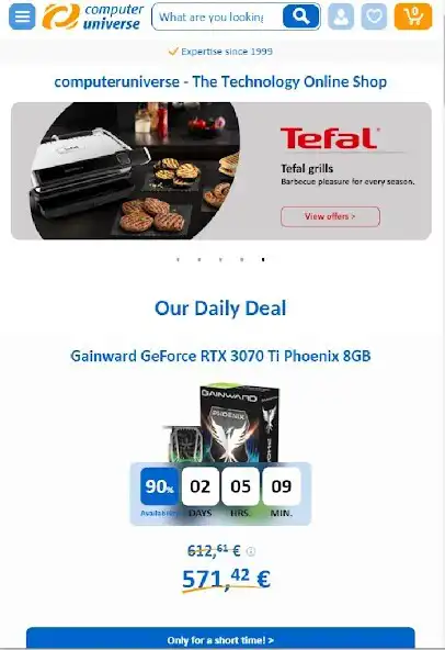 Play computeruniverse App as an online game computeruniverse App with UptoPlay