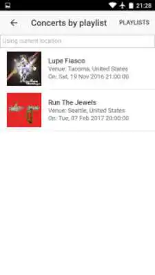 Play Concertify Concerts in Spotify