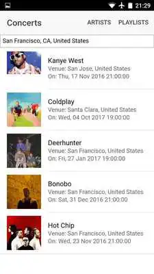 Play Concertify Concerts in Spotify