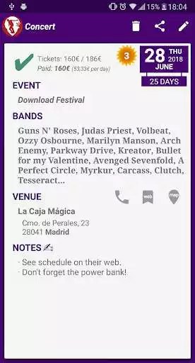 Play Concerts Agenda as an online game Concerts Agenda with UptoPlay