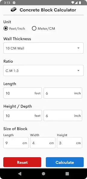 Play Concrete Block Calculator  and enjoy Concrete Block Calculator with UptoPlay