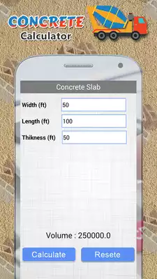 Play Concrete calculator 2019