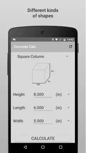 Play Concrete Calculator Pro as an online game Concrete Calculator Pro with UptoPlay