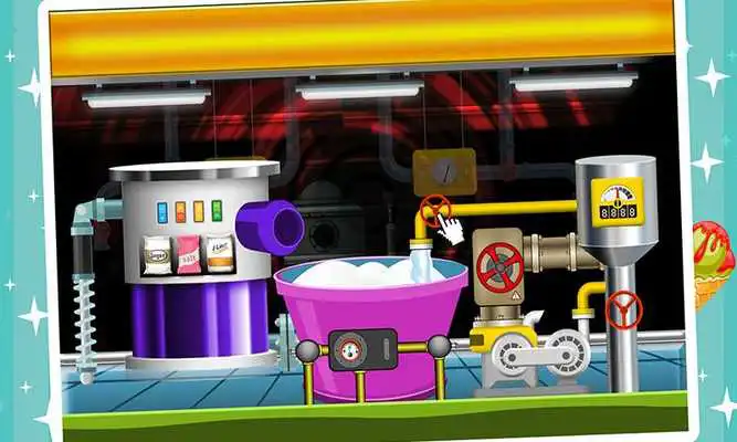 Play Cone Ice Cream factory- frozen food maker