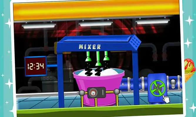 Play Cone Ice Cream factory- frozen food maker