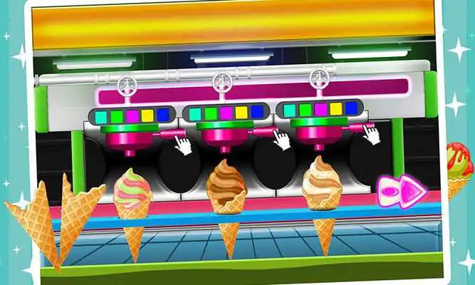 Play Cone Ice Cream factory- frozen food maker