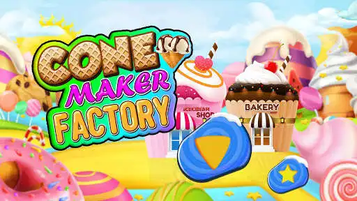 Play Cone Maker Factory: Dessert Biscuit Cooking Game  and enjoy Cone Maker Factory: Dessert Biscuit Cooking Game with UptoPlay