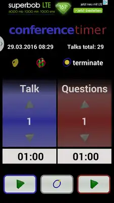 Play Conference Timer Play Conference Timer