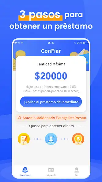 Play ConFiar - Préstamos de crédito as an online game ConFiar - Préstamos de crédito with UptoPlay