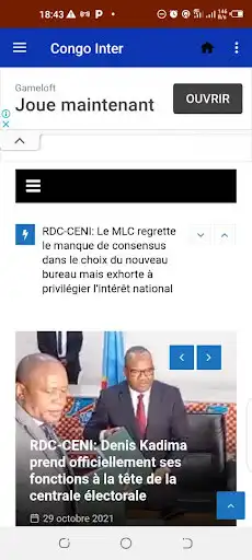 Play Congo Inter News as an online game online Congo Inter News with UptoPlay news.congointer.info Play Congo Inter News as an online game Congo Inter News with UptoPlay