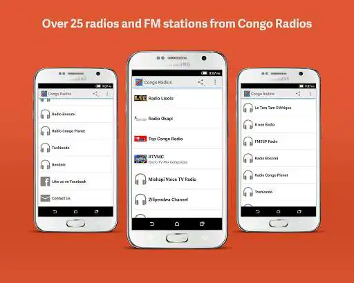 Play APK Congo Radios  and enjoy Congo Radios with UptoPlay com.andromo.dev130378.app278999
