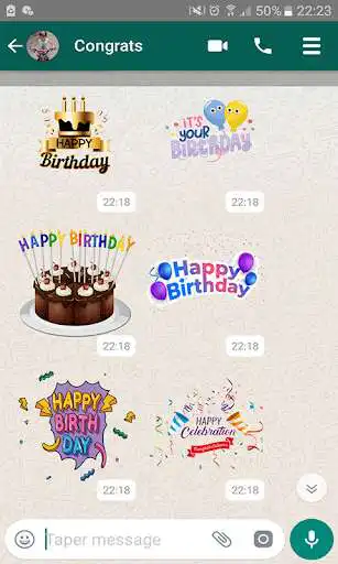 Play Congrats Stickers For Whatsapp  and enjoy Congrats Stickers For Whatsapp with UptoPlay