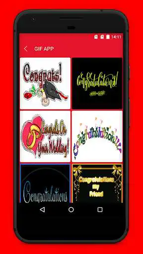 Play Congratulations Animated GIF as an online game Congratulations Animated GIF with UptoPlay