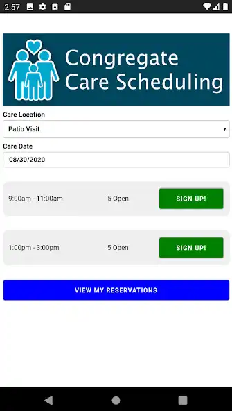 Play Congregate Care Scheduling as an online game Congregate Care Scheduling with UptoPlay