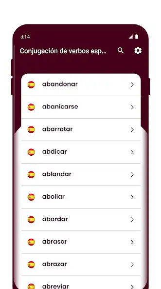 Play Conjugación de verbos Español as an online game Conjugación de verbos Español with UptoPlay