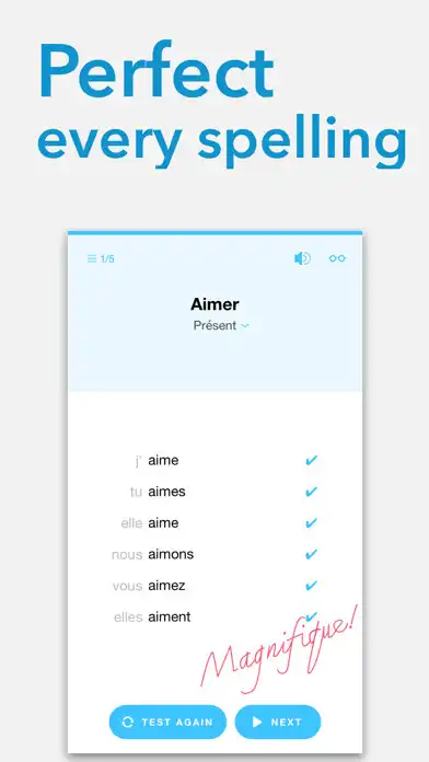 Play Conjuu - French Conjugation as an online game Conjuu - French Conjugation with UptoPlay