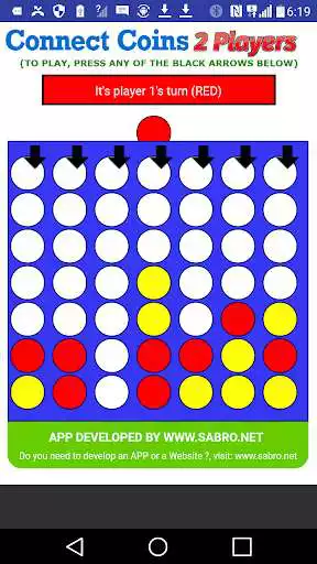 Play Connect Coins  2 Players as an online game Connect Coins  2 Players with UptoPlay