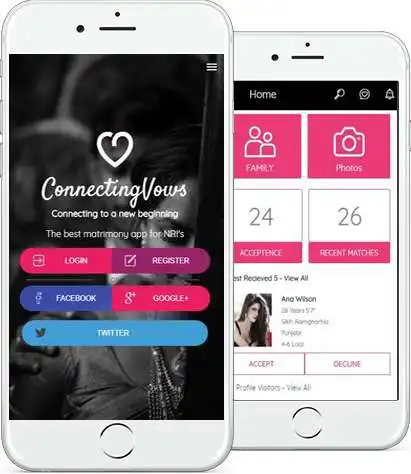 Play Connecting Vows - Matrimony app for global expats  and enjoy Connecting Vows - Matrimony app for global expats with UptoPlay