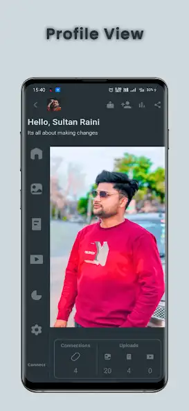 Play Connect - Private Social Media as an online game Connect - Private Social Media with UptoPlay