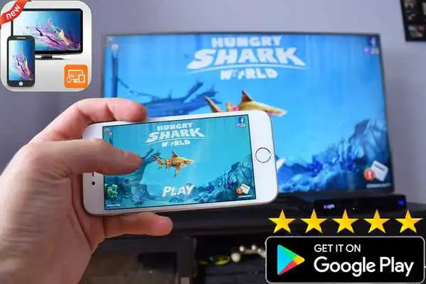 Play Connect television to phone - Screen Mirroring